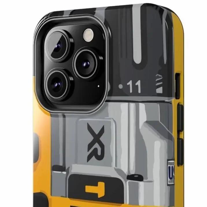 DeWalt Phone Case, DeWalt 20V Phone Case For iPhone, cover for iphone 17 16 15 14 13 12 11, Dynamic, Energetic, Trendy, Durable Cover for iPhone