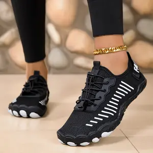 Unisex wide toe - anti slip water shoes, lightweight and breathable quick drying barefoot shoes, cute fitness yoga shoes, multifunctional training shoes and stream tracing shoes, swimming, surfing, yoga, beach, camping and summer outdoor activities