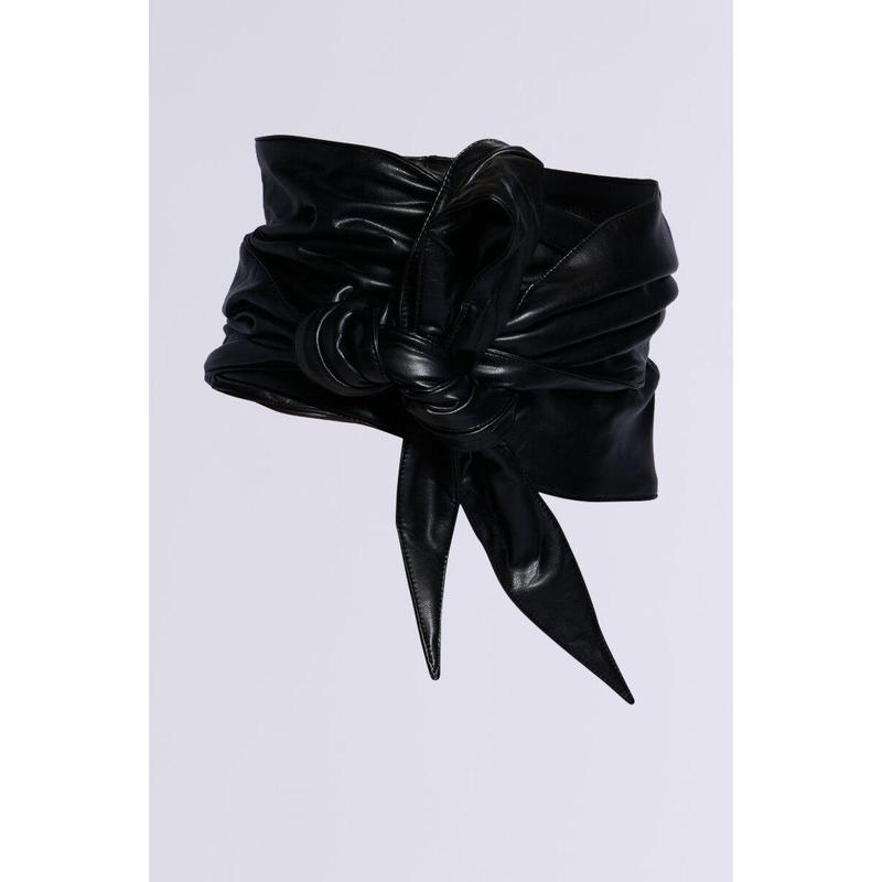 ESSENTIAL WRAP AROUND TIE BLACK BELT