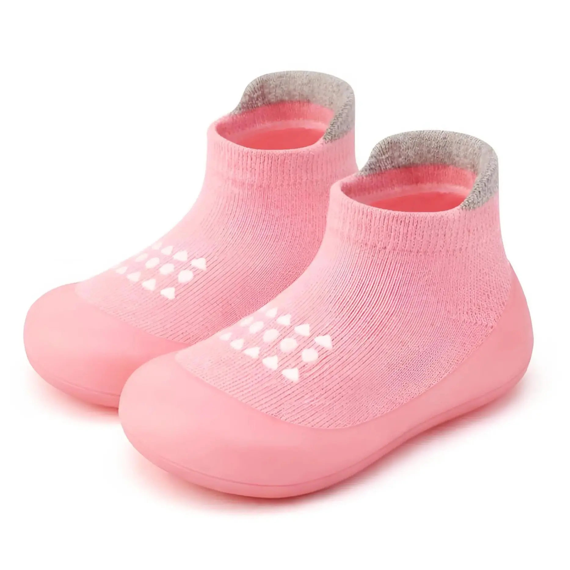 Baby Sock Shoes for Infant Walking,  Breathable Slippers for Boys and GirlsSoft Rubber Sole Non-Slip Toddler Sneakers