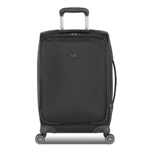 SWISSGEAR 20" Carry On Suitcase Softside 8-Wheel Spinner Luggage, Black