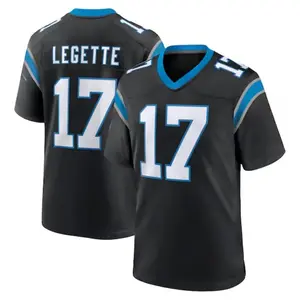 Full Print Legette #17 Black Jersey Shirt, America Football Jersey, Sport Clothing, Football Uniform, Jersey For Football Fans, Gift for him
