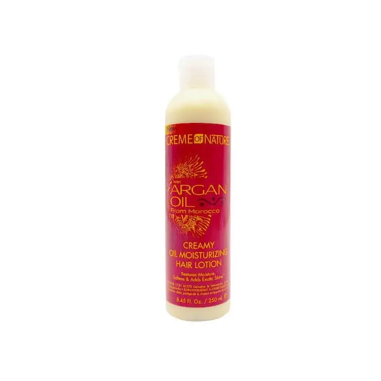Argan Oil Hydrating Hair Lotion, Creamy Daily Moisturizer for Smoothing and Shiny Hair, For Braids, Extensions, and Ponytails, 8.45 oz, Moisture, Protective Hairstyles, Hair Glow