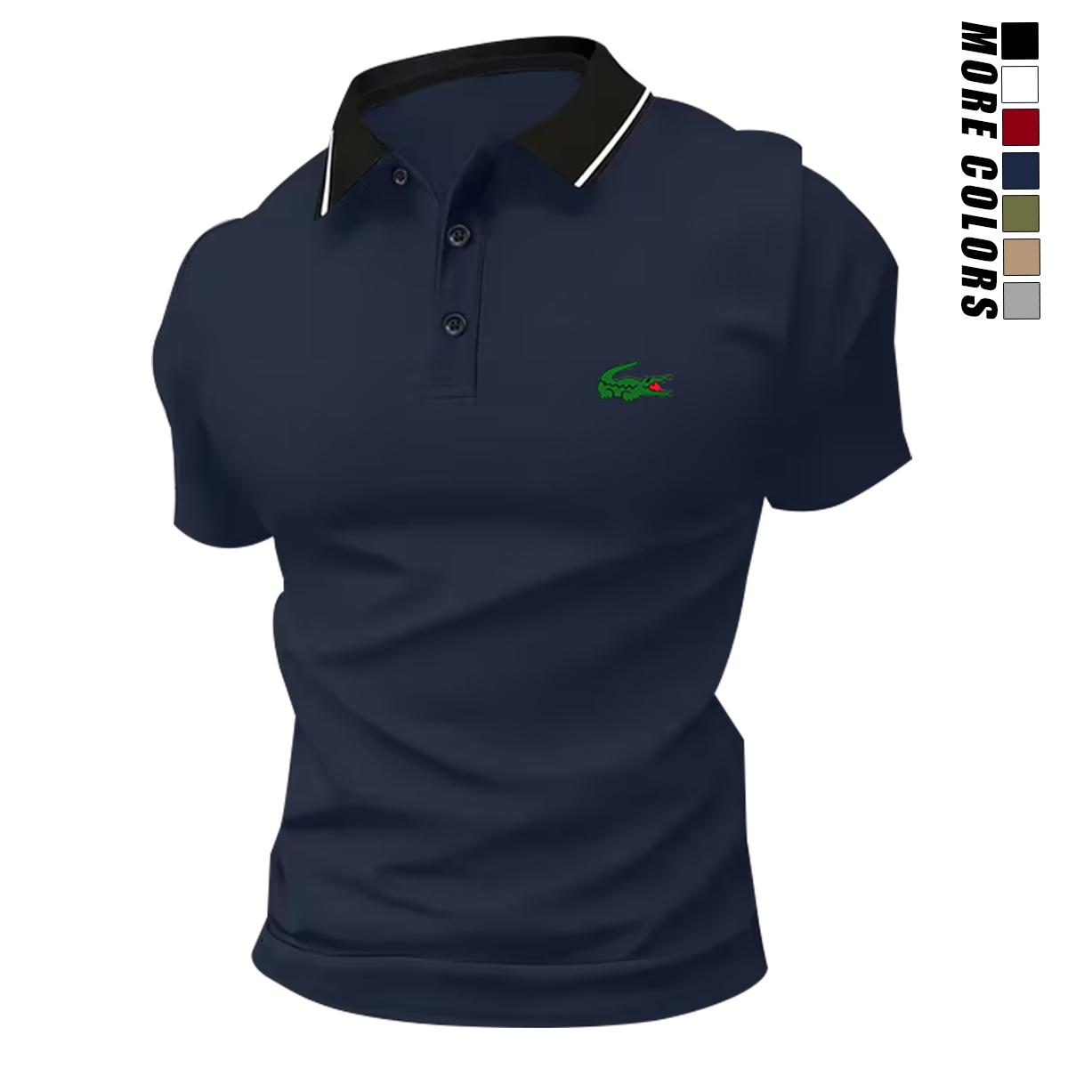 4-pack men&rsquo;s summer tops with animal print patterns, button placket and collar; polyester polo shirts that are machine washable, comfortable and stretchy&mdash;suitable for golf, everyday casual wear, fishing, and camping.,back to school,back to school shopping