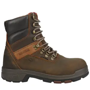 Wolverine Mens Cabor Epx 8 Inch Electrical Hazard Composite Toe  Work/Duty - Brown