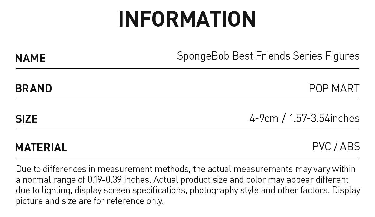 [Spanish]-Bob Esponja Best Friends Figuras Coleccionables