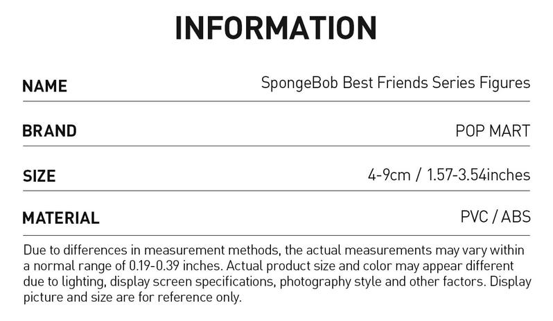 POP MART SpongeBob Best Friends Series Figures