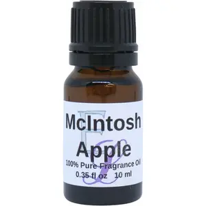 McIntosh Apple Fragrance Oil, 10 ml Premium, Long Lasting Diffuser Oils, Aromatherapy