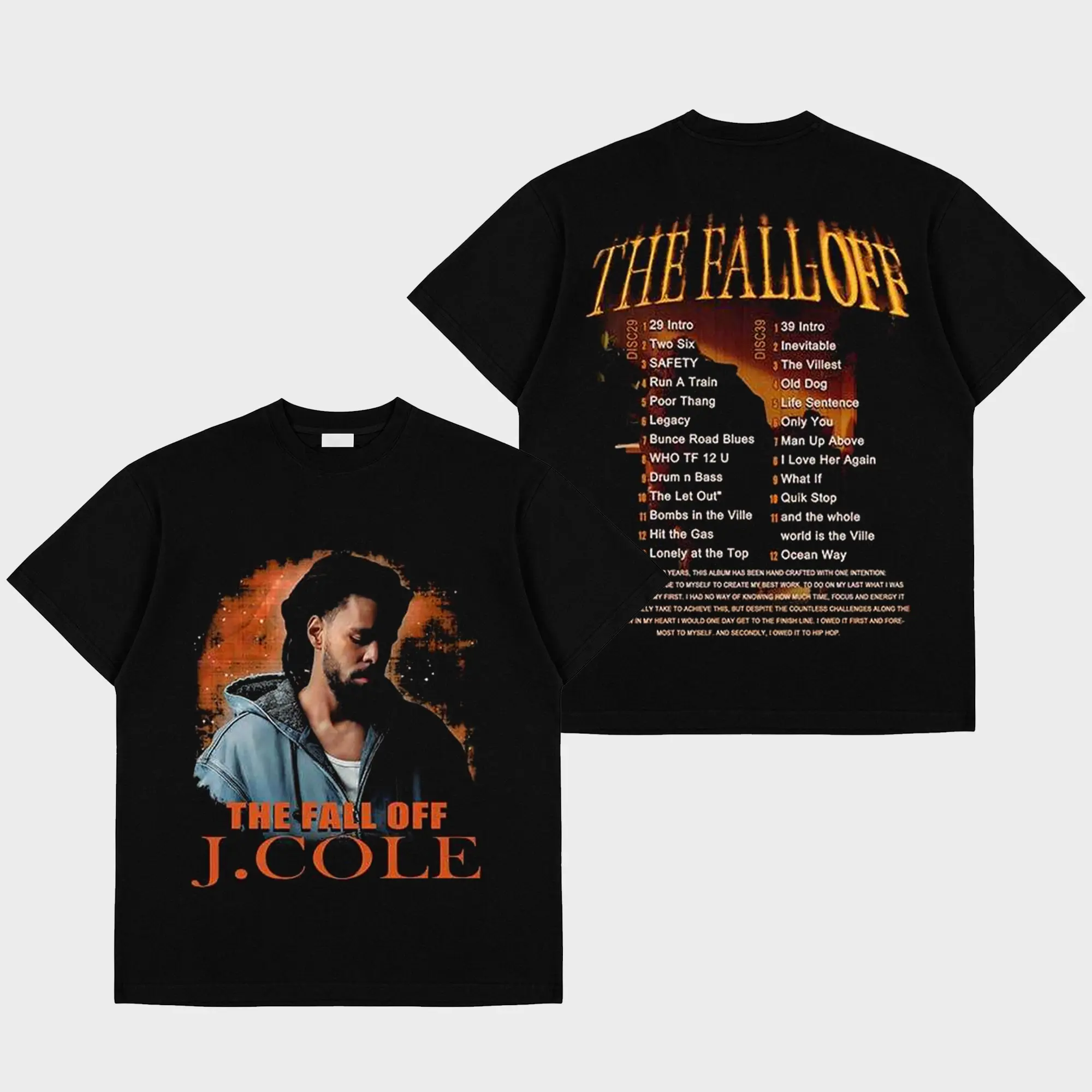 The Fall-Off - J. Cole 2026 Graphic V2 Premium Cotton Soft Hoodie