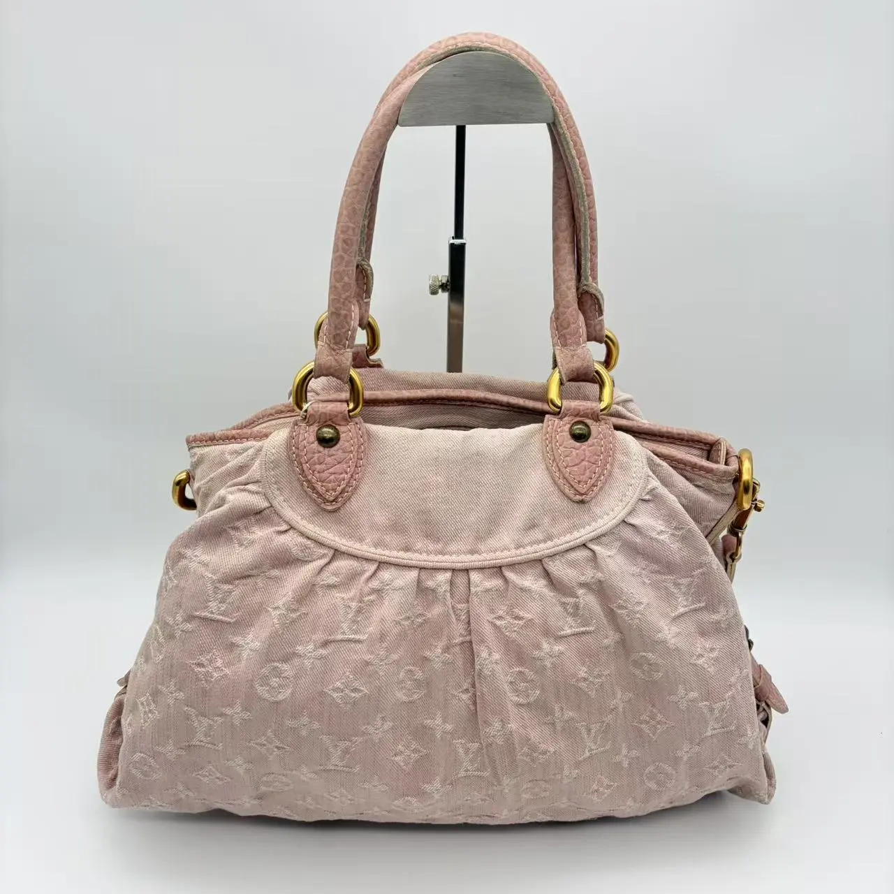 Pre-owned Louis Vuitton denim Top Handle Bags HZ1tk