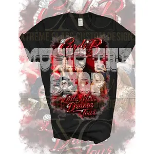 [ Sale up to 30% - Free ship ] Car-B Inspired Little Miss Drama Tour 2026 Shirt, Vintage Rap Concert Tee, Am I The Drama Fan Gift Unisex