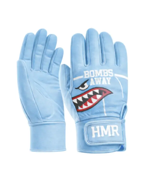 Light Blue I Bombs Away Batting Gloves Light Blue I Bombs Away Batting Gloves