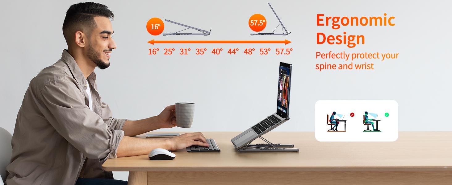 Mukiya USB C Laptop Stand with Docking Station, 8 in 1 USB C Hub with 4K HDMI, 3xUSB C, 2xUSB A, 1xSD, 1xTF Port for MacBook/Dell/HP/Surface/Lenovo Springtok Mukiya USB C Laptop Stand with Docking Station, 8 in 1 USB C Hub with 4K HDMI, 3xUSB C, 2xUSB A, 1xSD, 1xTF Port for MacBook/Dell/HP/Surface/Lenovo Springtok