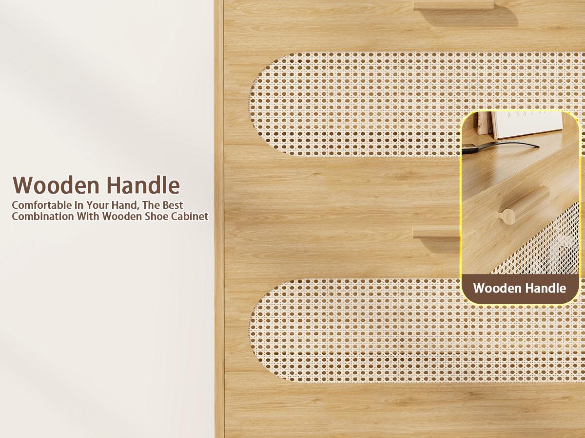 【HolidayHaul】Shoe Cabinet with Doors, 6-Tier Shoe Storage Cabinet with Adjustable Shelves, Wooden 50'' Tall Shoes Rack Organizer Cabinet for Entryway, Front Door, Hallway Closet, Living Room - Blue