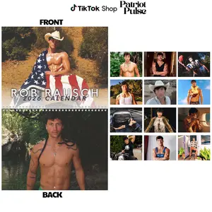 Rob Rausch 2026 Wall Calendar, Rob Rausch The Traitors, Love Island, Retro Fan Wall Decoration, Rob Rausch Merch Gift For Her