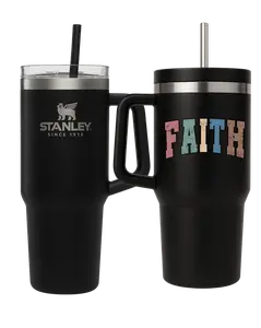 FAITH 40oz Stainless Steel Tumbler with Handle