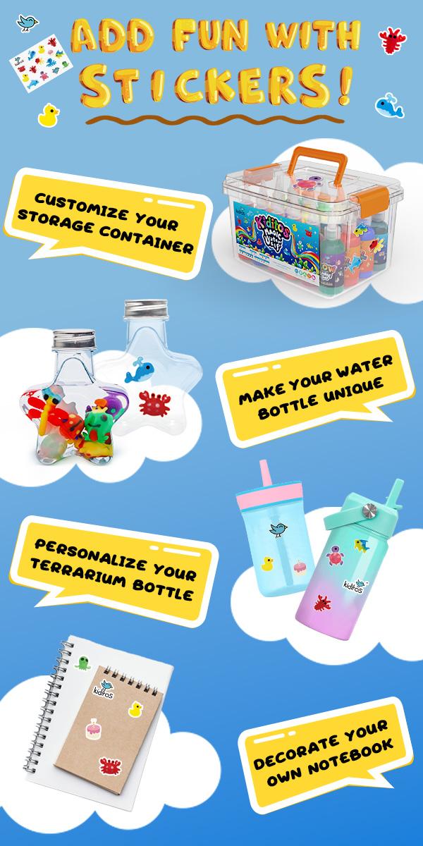 Kiditos  Magic Water Elf Toy Kit with Magic Gels, Molds - Imaginative Play, Christmas Gifts, Birthday Gifts, Party Favors, and Family-Friendly DIY STEM Projects