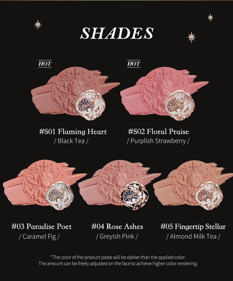 Flower Knows Little Angel Collection Cream Blush, high pigment, longlasting, moisturizing, dealsforyoudays