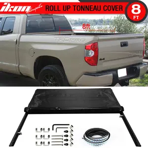 Soft Roll Up Tonneau Cover for Toyota Tundra 8Ft 2014-2021 Fleetside Lock