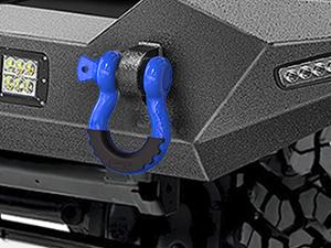 Nilight 2 Pack 3/4" D-Ring Shackle with 7/8" Screw Pin 41,887lbs Break Strength, Heavy Duty Off Road Recovery Shackle with Isolators Washers for Use with Tow Strap, Winch, Off-Road Jeep Truck Vehicle