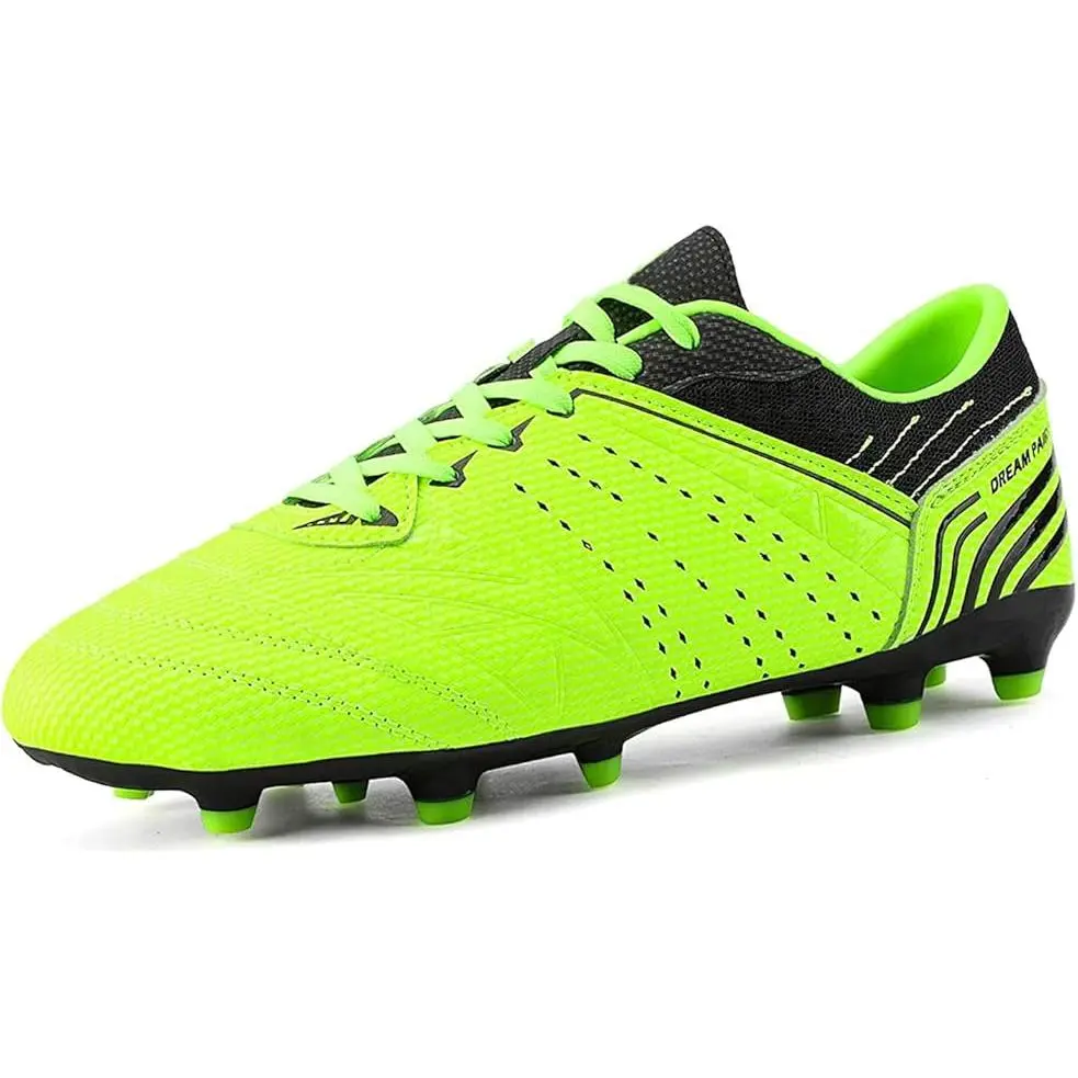 Dream Pairs Men's Synthetic Turf Soccer Shoes, Lightweight Lace-Up Sports Shoe with Rotational Traction for Outdoor Football, Tf Soccer Shoes