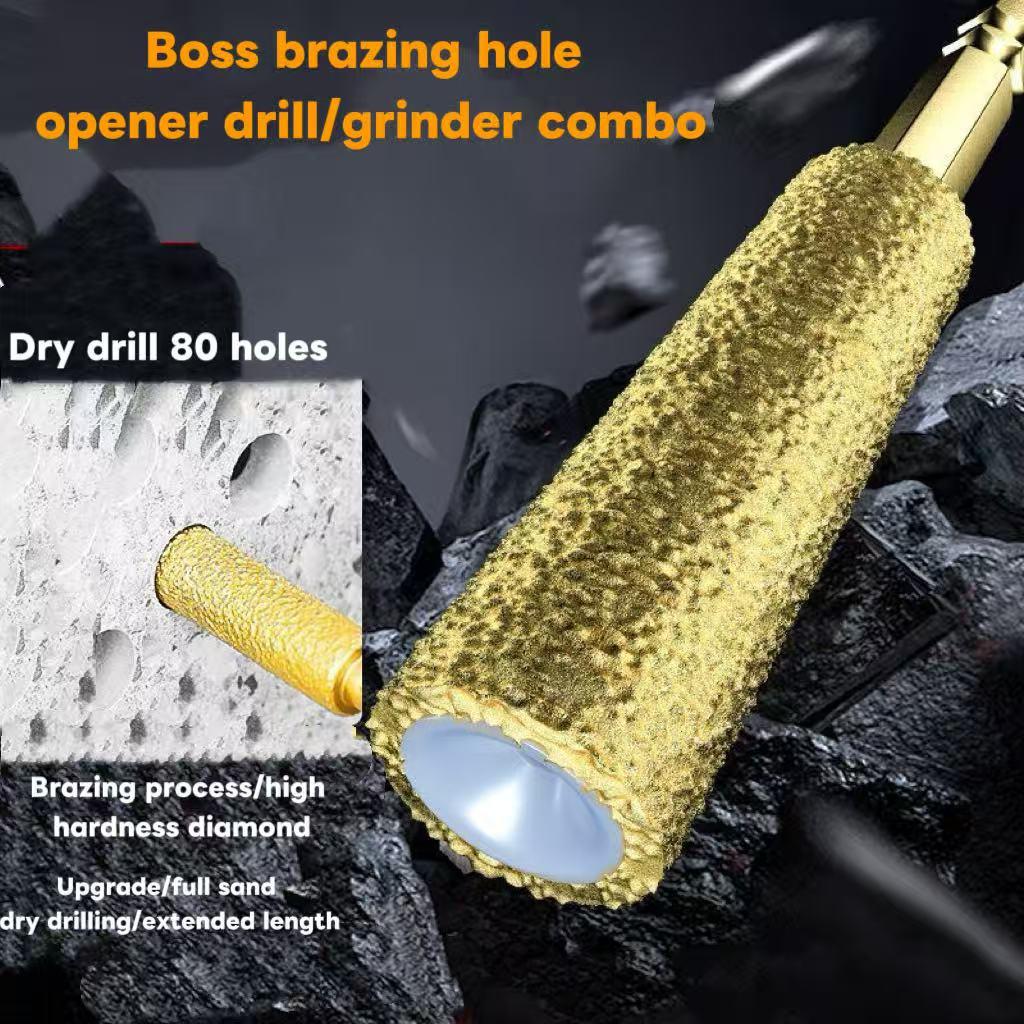 4pc Hexagonal Shank Emery Drill Bit for Dry Drilling onTile Marble Granite Concrete 6-12mm Wax CoreCooling No Water Needed 4pc Hexagonal Shank Emery Drill Bit for Dry Drilling onTile Marble Granite Concrete 6-12mm Wax CoreCooling No Water Needed
