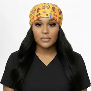 Dialysis Diva Scrub Cap for Hospital Workers Nurses & CNAs Protects Hair No Silk Inside Comfortable Fit