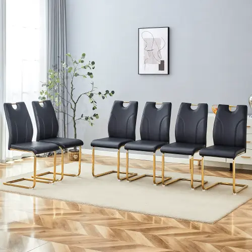 black + gold+six sheets