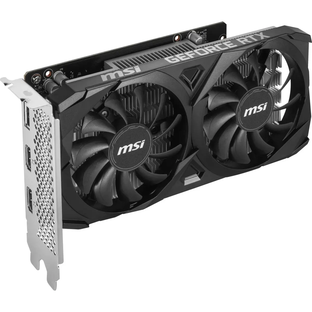 MSI GeForce RTX 3050 Ventus 2X 6G OC PCI-E GPU Graphics Card (Model G3050V2X6C) - Dual-Fan Design, 1492 MHz, 300W, 7680x4320 Max Resolution, Ray Tracing, AI Gaming Support, Pcie 4.0, 7680 X 4320 Max Resolution, 96-Bit, Ampere Architecture