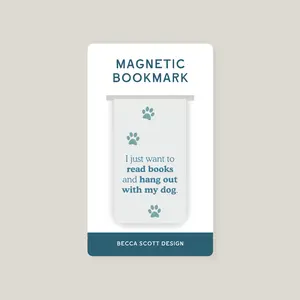 I Just Want to Read Books Magnetic Bookmark