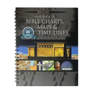 Rose Book of Bible Charts, Maps & Time Lines Vol.1: 10th Anniversary Edition -Paperback # Compendium of charts, time lines, lists andillustrations bible