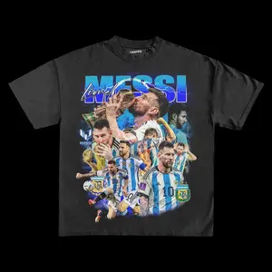 LIONEL.MESSI CAPTION ARGENTINA 2.5 TEE, Unisex Tshirt, Graphic Tees, Gothic Grunge Y2k Emo Scene Amity Affliction Style Clothes Women Streetwear