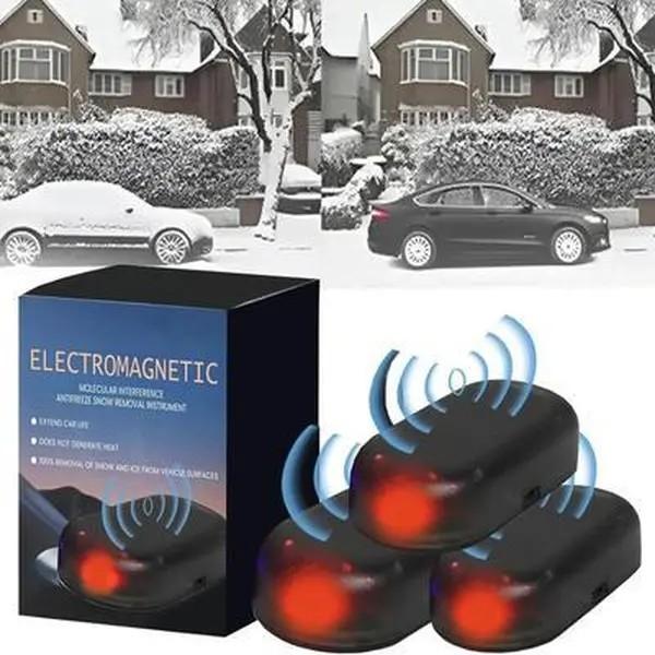Solar-Powered Car Snow & lce Remover |Automatic WinterWindshield Defroster for Outdoor Parking.
