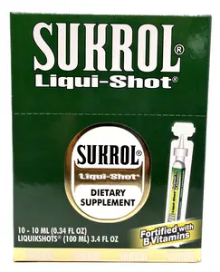Sukrol Liquid Shot Dietary Supplement 10x10 ml - Suplemento Multivitaminico