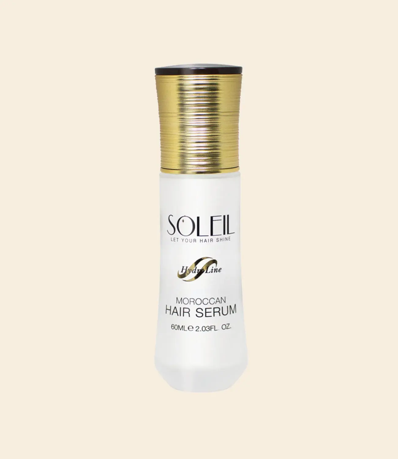 Soleil Moroccan Hair Serum, Organic Haircare Care For Frizz Control, Silky Hair Enhancement