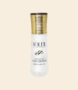 Soleil Moroccan Hair Serum, Organic Haircare Care For Frizz Control, Silky Hair Enhancement
