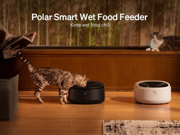 PETLIBRO Automatic Cat Feeder, Refrigerated wet food dispenser with WiFi control, 3 days freshness, 3 timed meals,  quick cooling