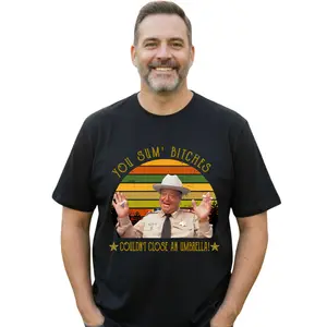 You Sum' Bitches Couldn't Close An Umbrella Shirt, Smokey And The Bandit Movie T-Shirt, Casual Short Sleeve T-Shirt for Men and Women Menswear Unisex Tops funny business streetwear essential