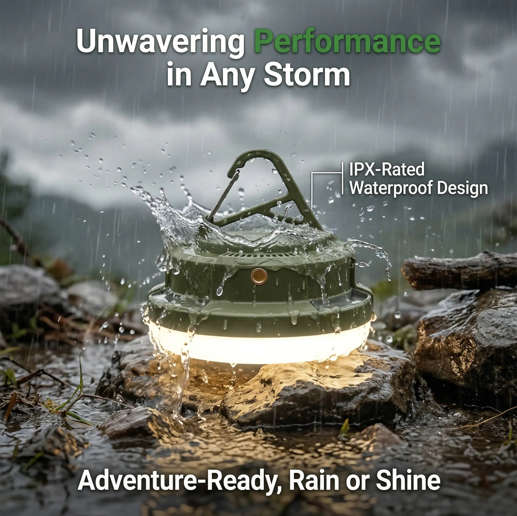Xeenzo Modular Magnetic Lantern Set: Rechargeable LED with Interchangeable Atmosphere Shades for Glamping & Home