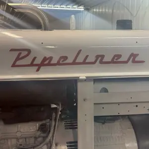Powder Coated Red Pipeliner sign for welding machine.