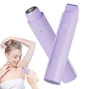 Women Electric Shaver Double Heads USB Rechargeable Waterproof Portable Face Body Bikini Area Arm Leg Hair Removal Epilator Razor Trimmer