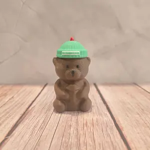 Bear keychain money holder