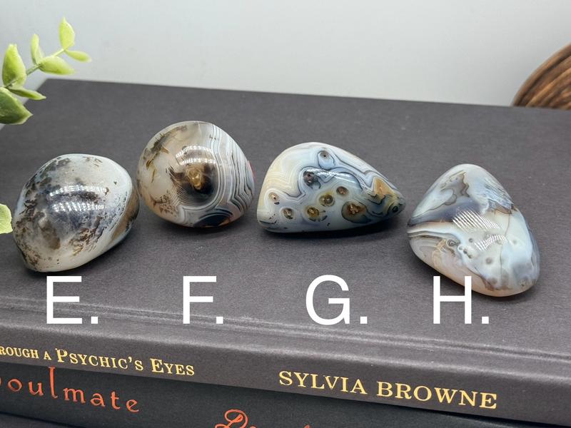 Dendritic Agate Stones Decor Ornaments