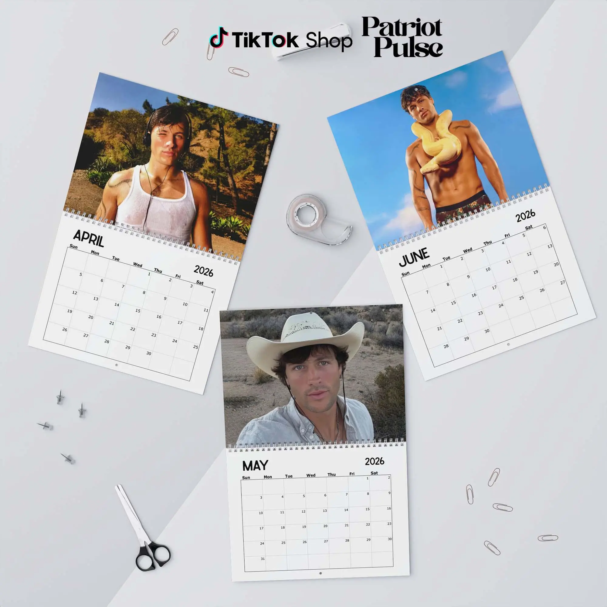 Rob Rausch 2026 Wall Calendar, Rob Rausch The Traitors, Love Island ...