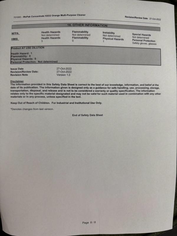 Pelican Brand Cajun Sparkle Concentrate All Purpose Cleaner 128 Fl Oz 1 Gallon Manufactured Since 1950