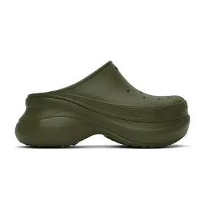 Balenciaga Clog Mule Sneaker Khaki Green