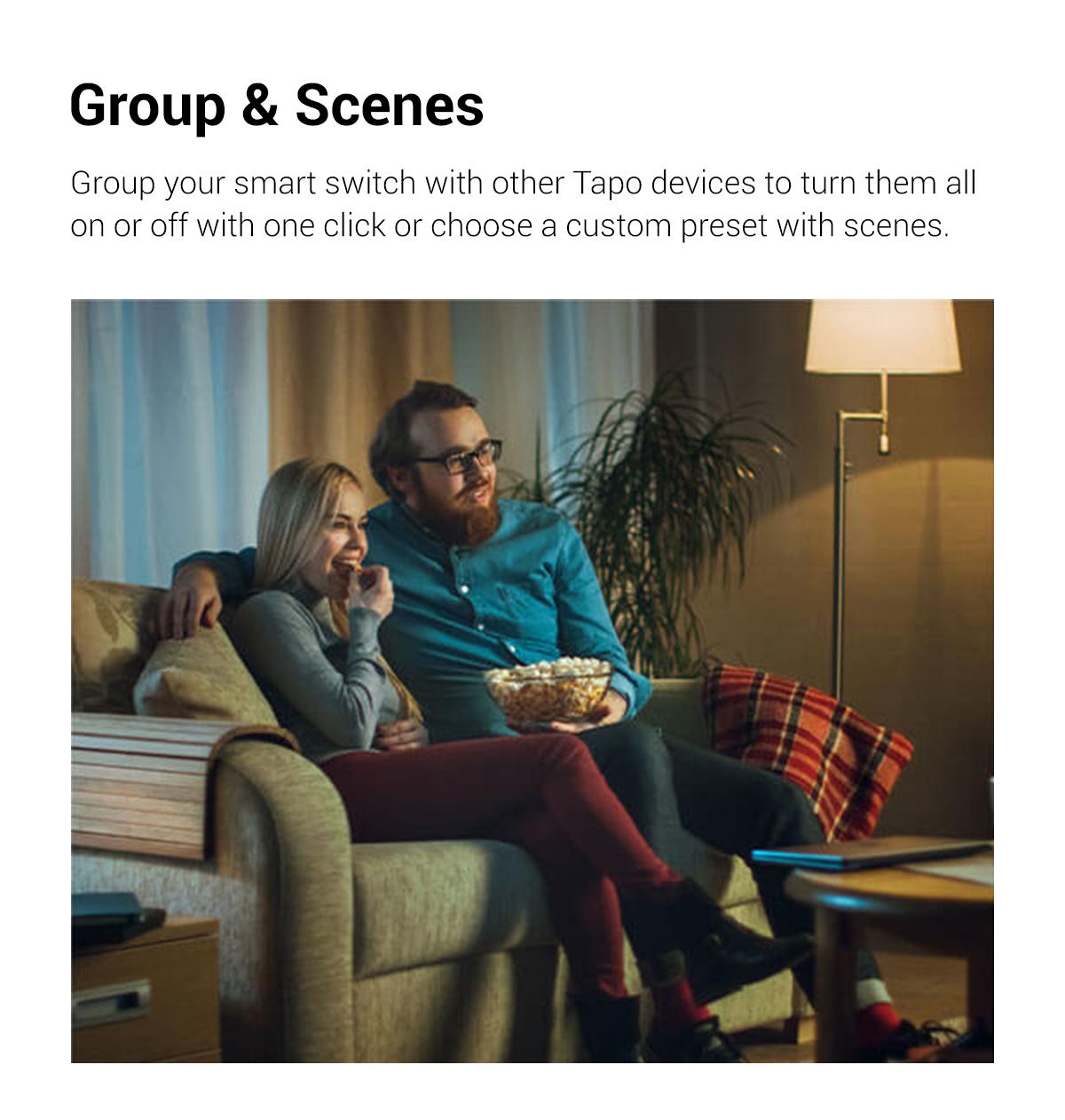 Tapo S500 (4-Pack) – Single-Pole Smart Light Switch | Matter-Ready* | Works with Alexa, Google & Samsung Bixby | App & Voice Control | Scheduling & Away Mode | Neutral Wire Required | UL Certified | 2.4 GHz Wi-Fi | No Hub Needed