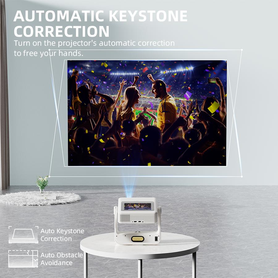 XBJ-A5PRO touch screen , smart with 5GWifi and Bluetooth 5.2, autofocus, 180-degree horizontal flip, speaker, support 4k 1080P decoding, compact portable , ideal for home outdoor meeting