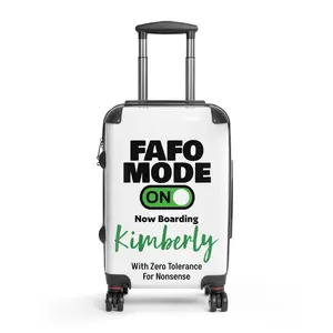 Hard-Shell Suitcase - FAFO MODE ON (CUSTOMIZABLE)