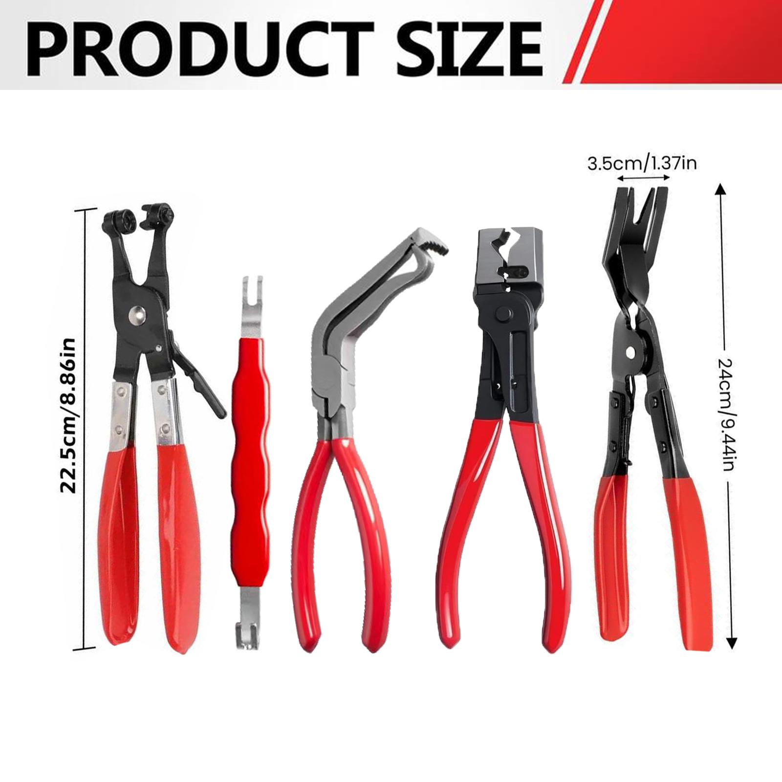 Automotive Electrical Disconnect Pliers Kit,Auto Repair Plier,High-Carbon Steel Connector Separator 60° Pliers,Hose Clamp Plier,Car Trim Clip Removal Pliers,Plug Release Tool and Wire Terminal Removal in Storage Bag. Automotive Electrical Disconnect Pliers Kit,Auto Repair Plier,High-Carbon Steel Connector Separator 60° Pliers,Hose Clamp Plier,Car Trim Clip Removal Pliers,Plug Release Tool and Wire Terminal Removal in Storage Bag.